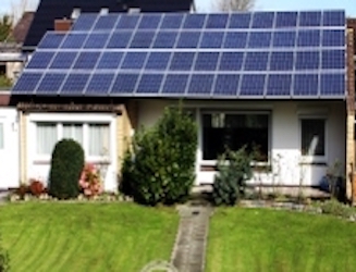 Ferienhaus mit Solaranlage